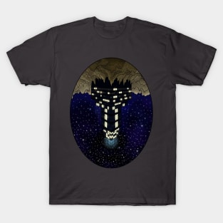 Skyscraper in space T-Shirt